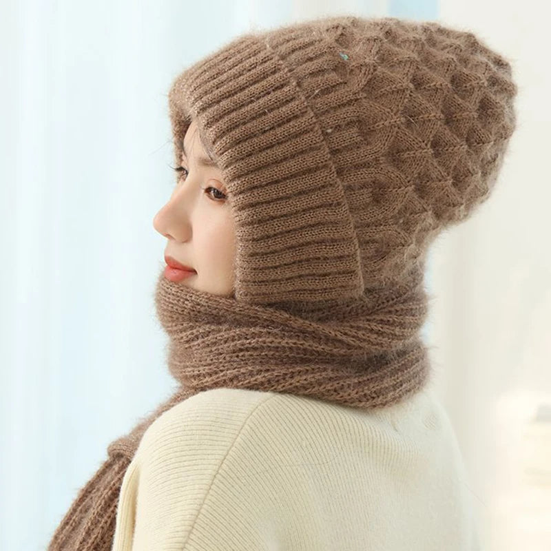 Valenzora | Hat and scarf set - warm women's winter accessories