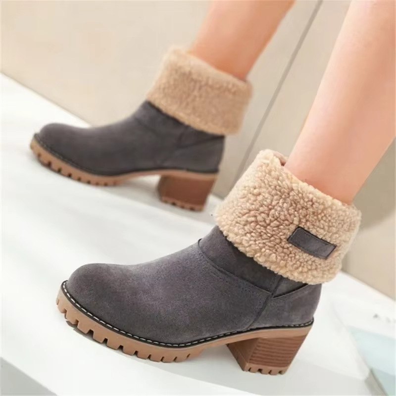 Valenzora | Elegante warme Schneestiefel aus Leder