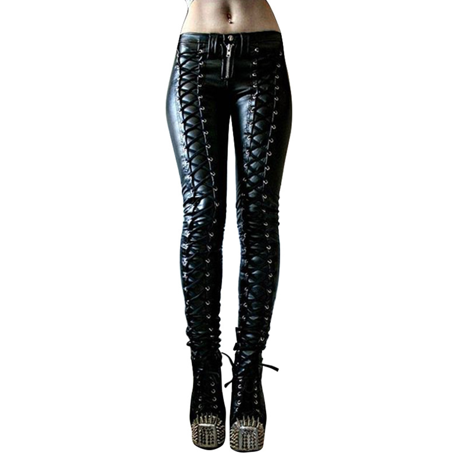 Valenzora | Slim and Stylish Punk Bandage Trousers