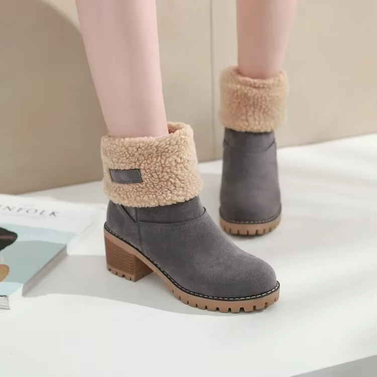 Valenzora | Elegante warme Schneestiefel aus Leder