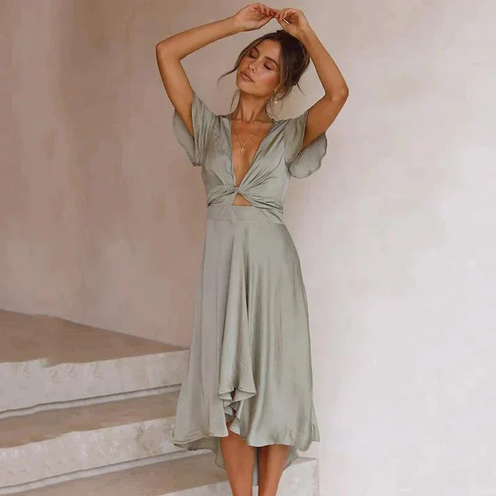 Valenzora | Elegantes, asymmetrisches Kleid für Damen