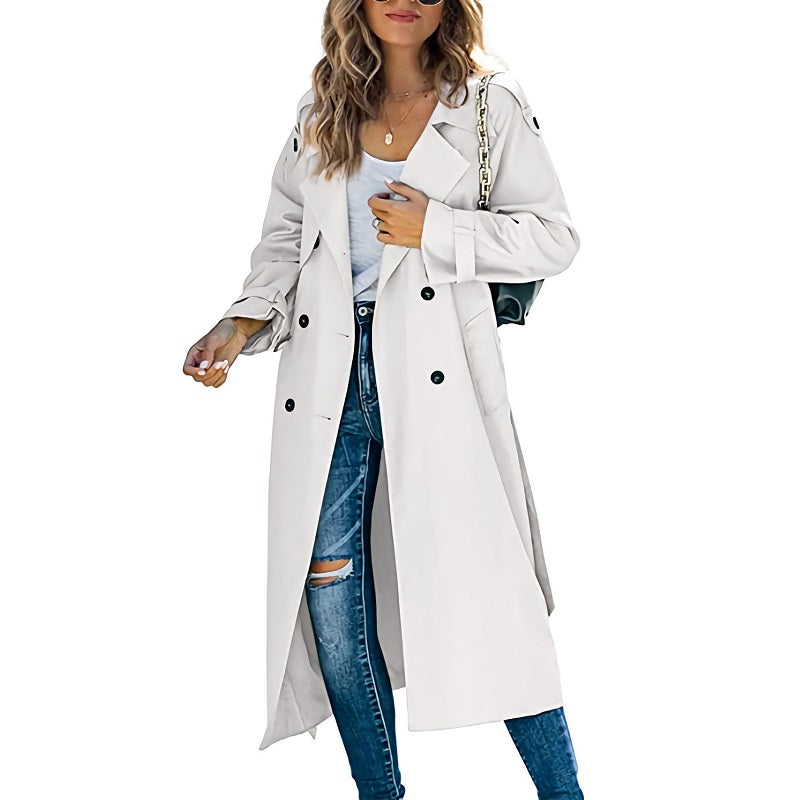 Valenzora | Women's Long Trench Coat