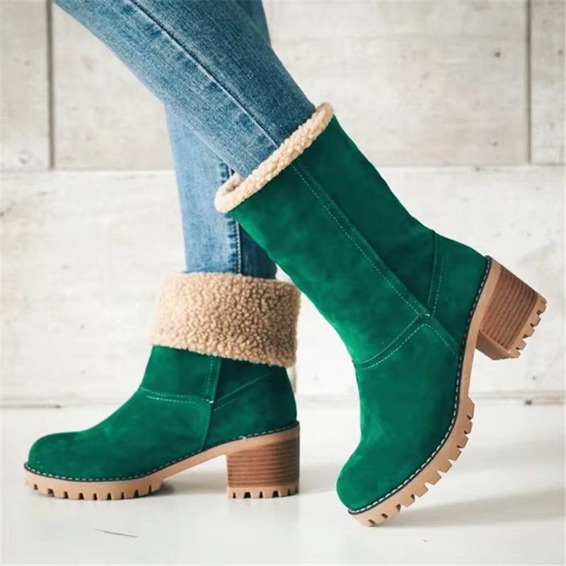 Valenzora | Elegante warme Schneestiefel aus Leder