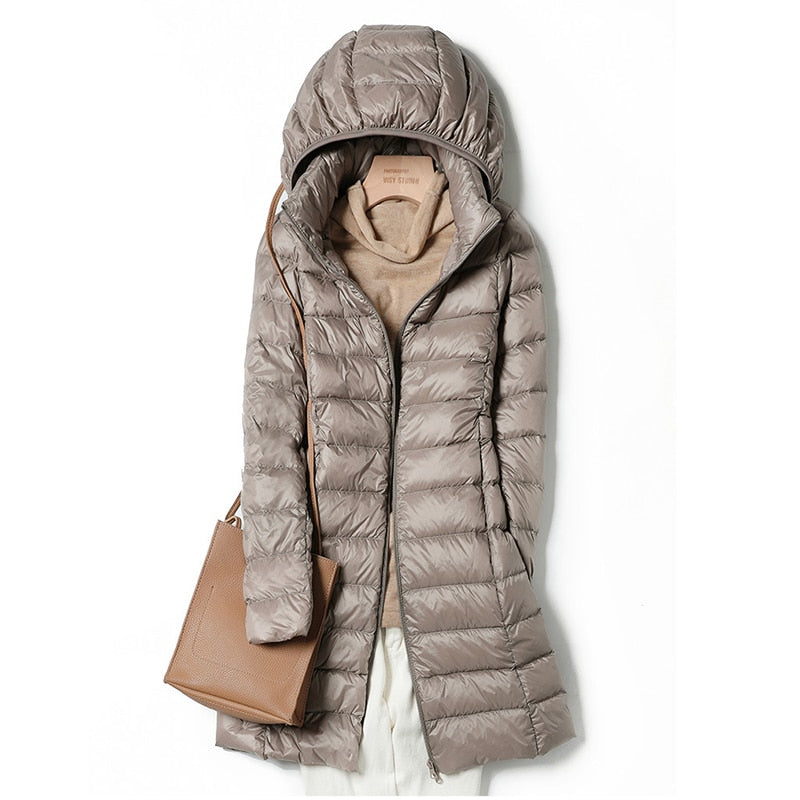 Valenzora | Damenjacke - Steppjacke mit Kapuze