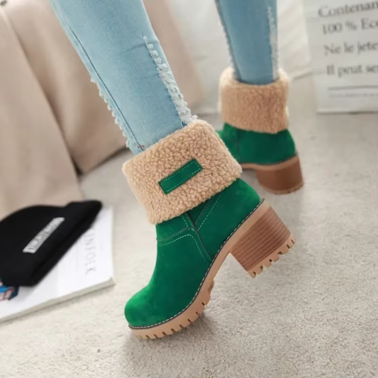 Valenzora | Elegante warme Schneestiefel aus Leder