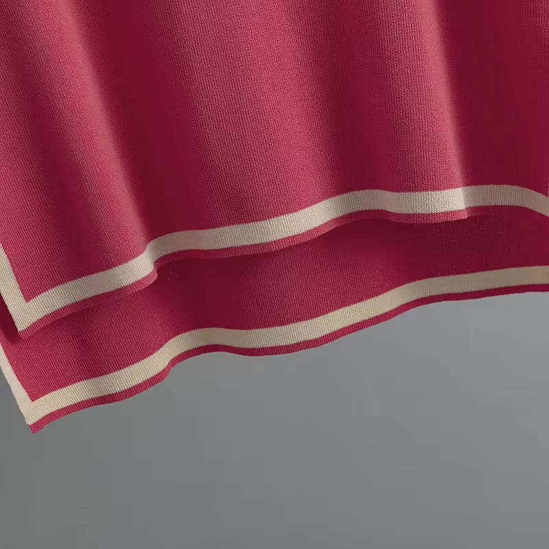 Valenzora | Elegant short-sleeved two-piece set made of ice silk