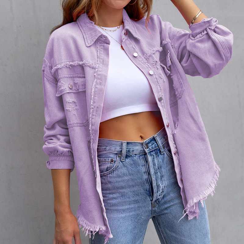 Valenzora | Farbenfrohe Jeansjacke