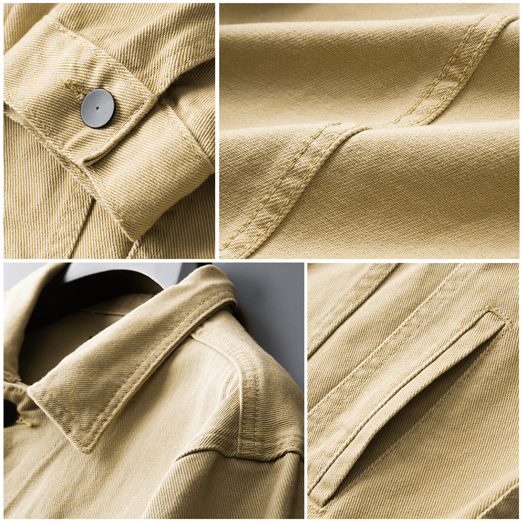 Valenzora | Denim jacket, classic button-up, chest and welt pockets, robust casual wear