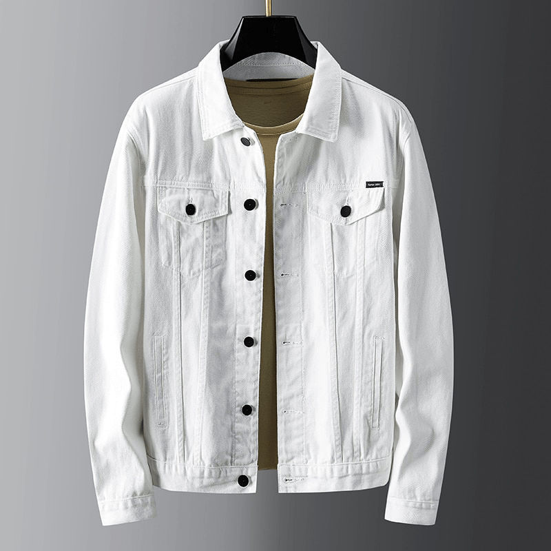 Valenzora | Denim jacket, classic button-up, chest and welt pockets, robust casual wear