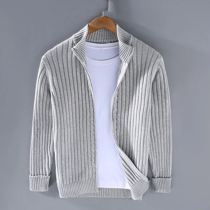 Valenzora | Merino-Cardigan mit Reißverschluss