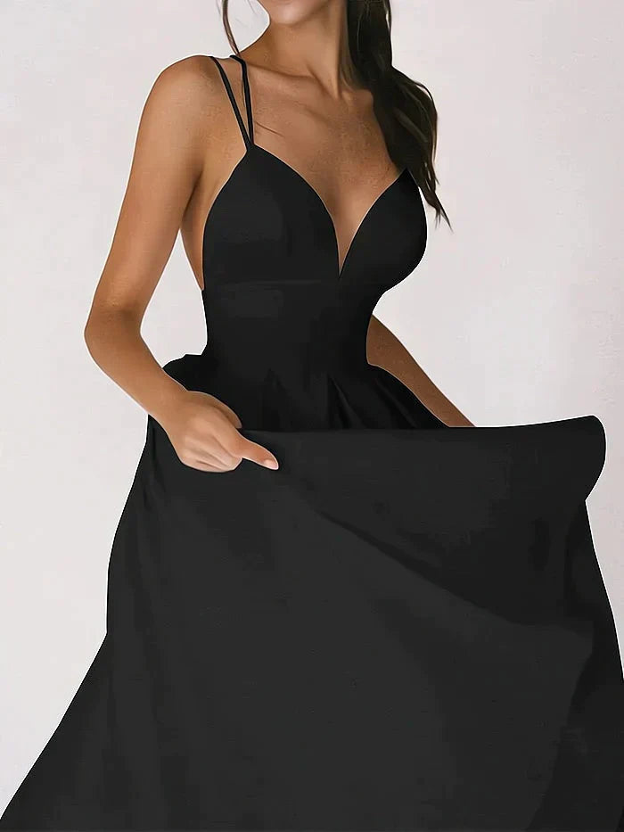 Valenzora - Elegantes Kleid mit V-Ausschnitt
