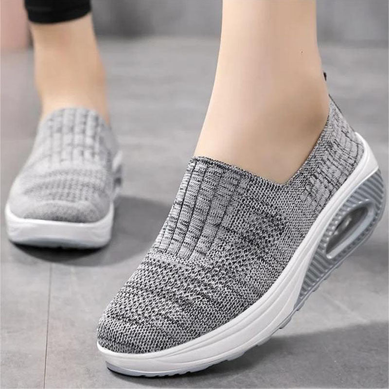 Valenzora | Breathable Slip-on Sneakers with Ergonomic Sole for Women