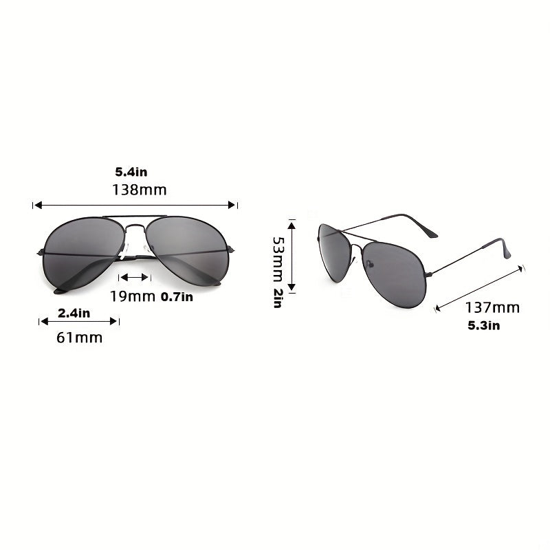 Valenzora | Classic Aviator Sunglasses with Gold Frame for Women