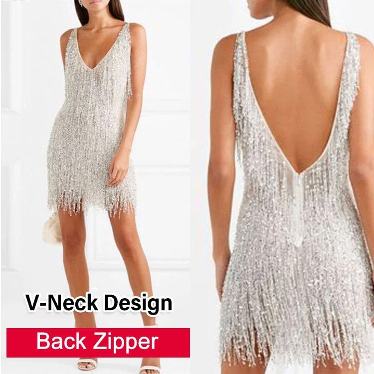 Valenzora | Slip Dress - Seductive V-neck dress for a stylish look