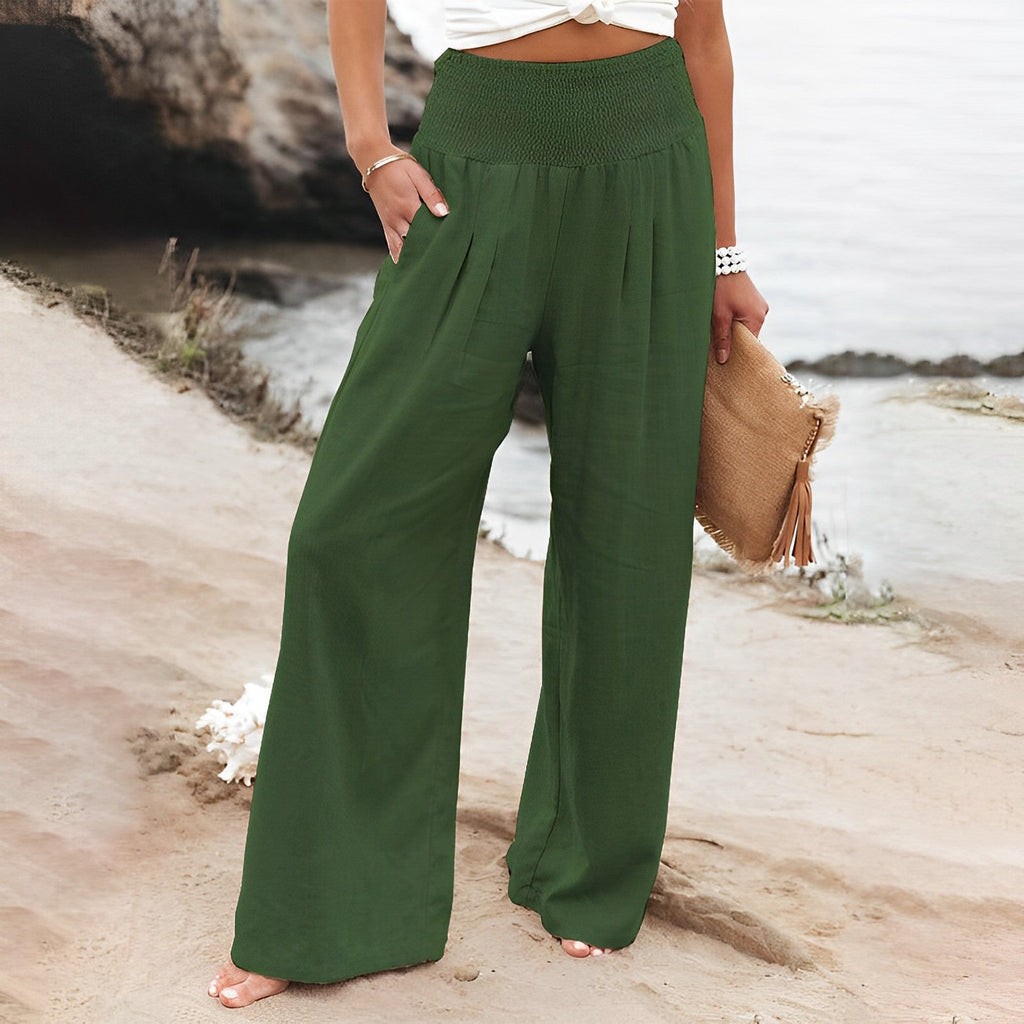Valenzora | Luxurious wide-leg trousers for women