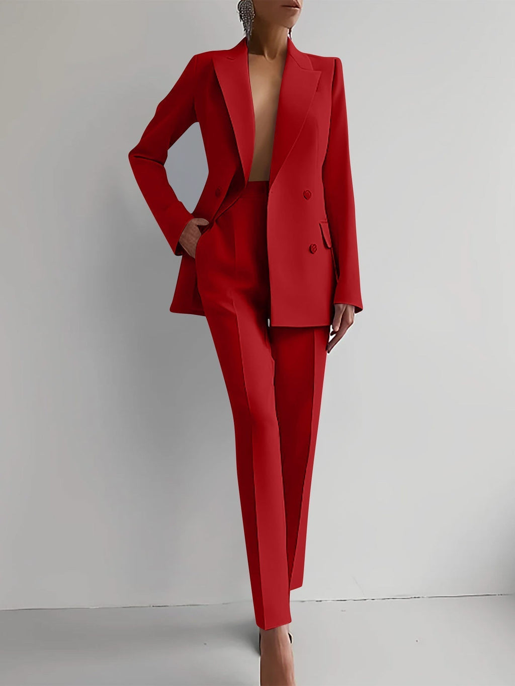 Valenzora | Stylish set consisting of an elegant blazer and elegant trousers