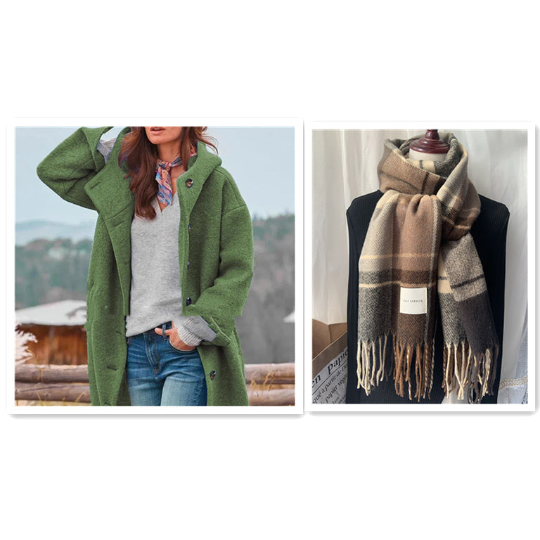 Valenzora | elegant solid-color coat