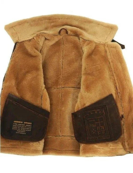 Valenzora | Leather jacket with high collar