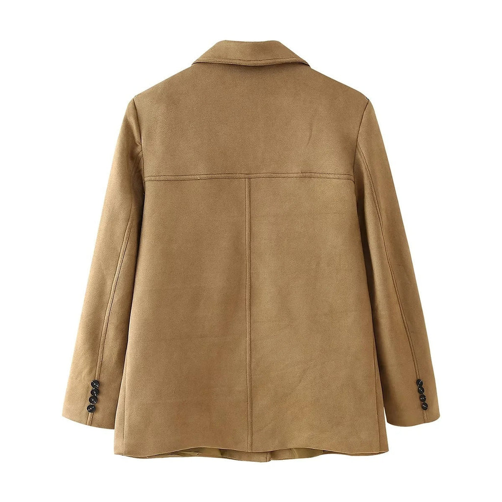 Valenzora | Retro Brown Women's Jacket