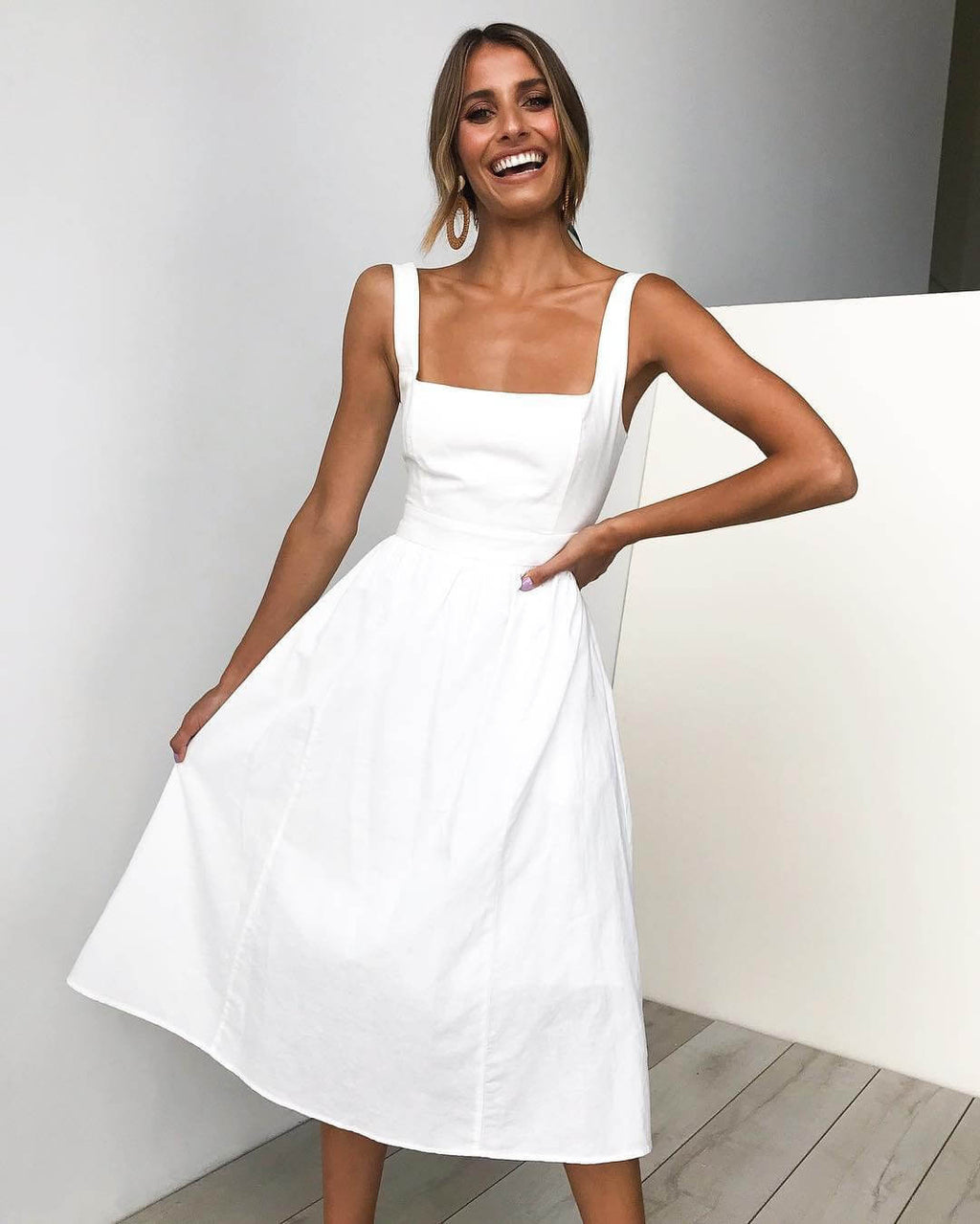 Valenzora | Party Solid Color Dress