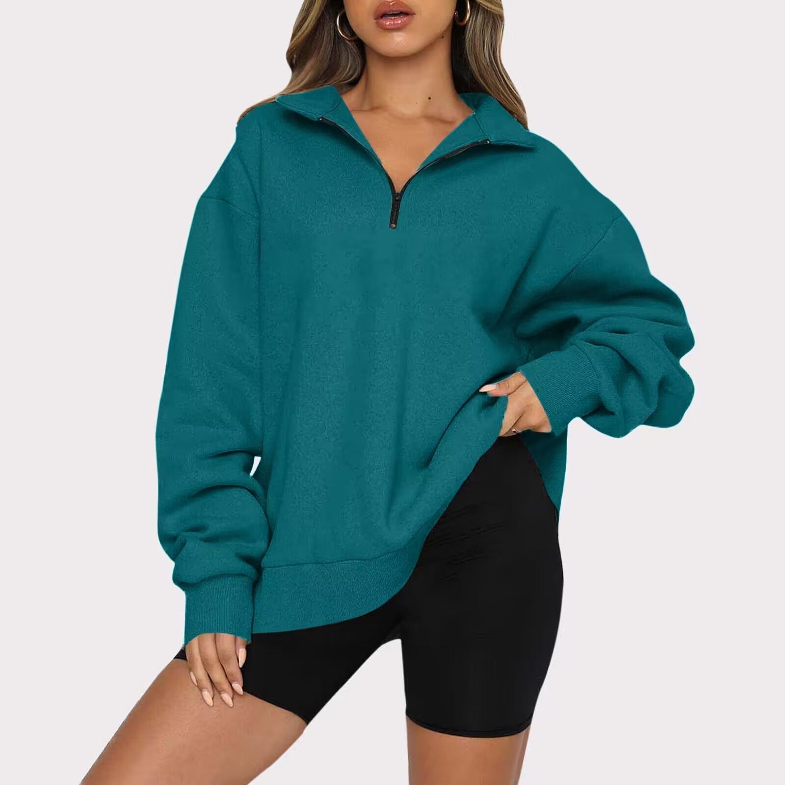 Tatum™ - Damen Sweatshirt mit Kragen