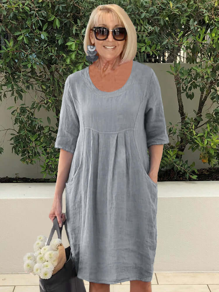 Valenzora | Pocket Beach Tunic Dress Plus Size