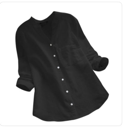 Valenzora | Casual, loose-fitting shirt made of linen and cotton