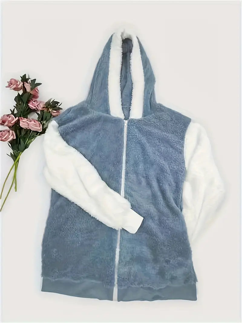 Cozy, stylish jacket with zipper