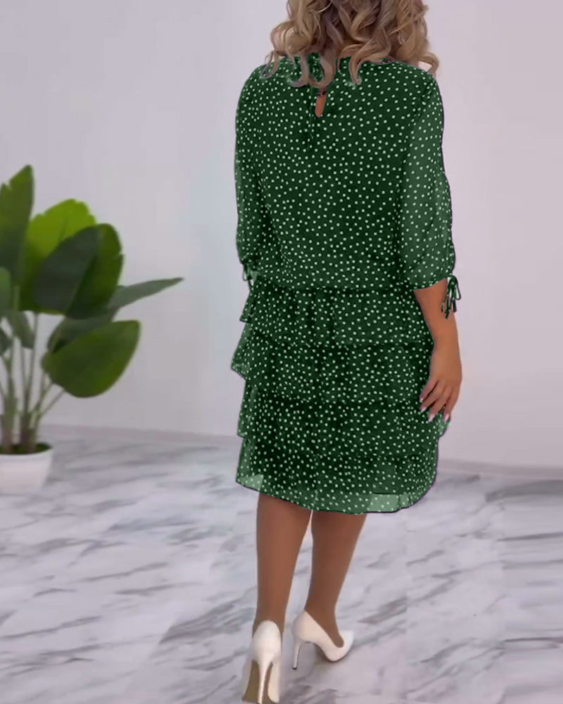 Valenzora | Stylish autumn dress with elegance