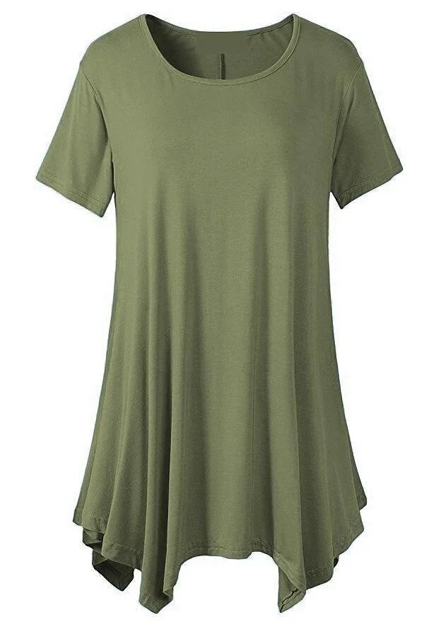 Valenzora | Summery loose fit T-shirt with short sleeves