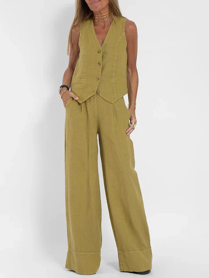 Valenzora | Two-piece vest set for women