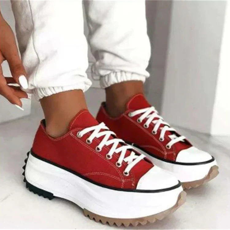 Bequeme Plateau-Sneaker für Damen