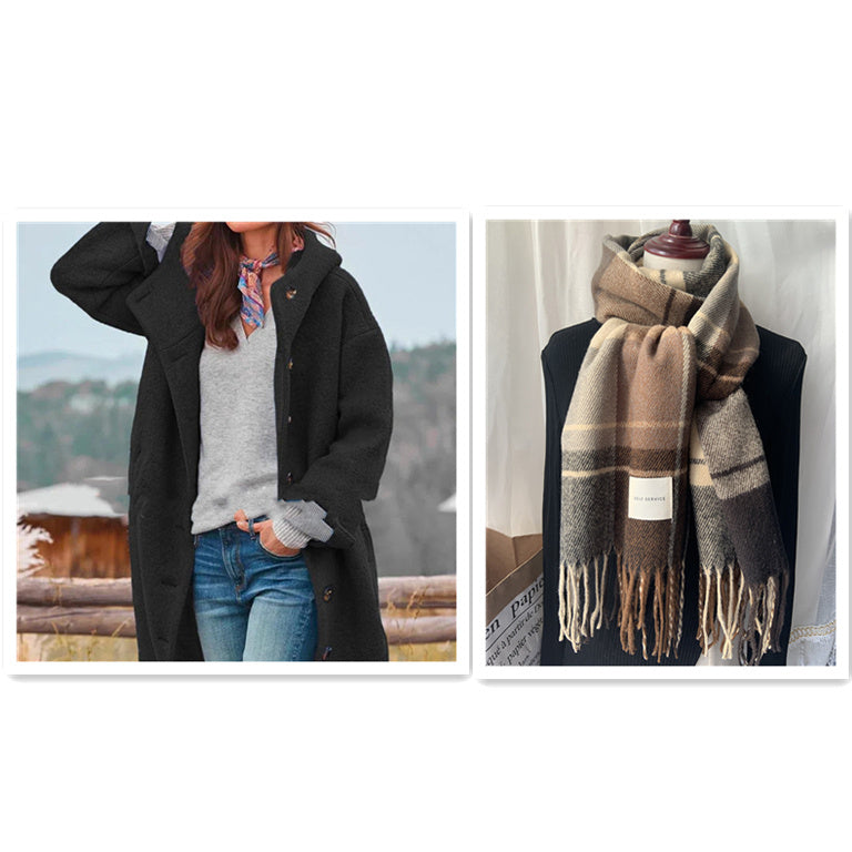 Valenzora | elegant solid-color coat