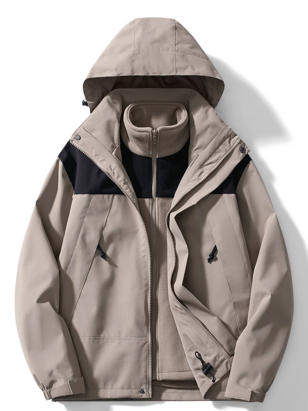 Valenzora | 3-in-1 Fleece Winter Jacket with Hood for Women