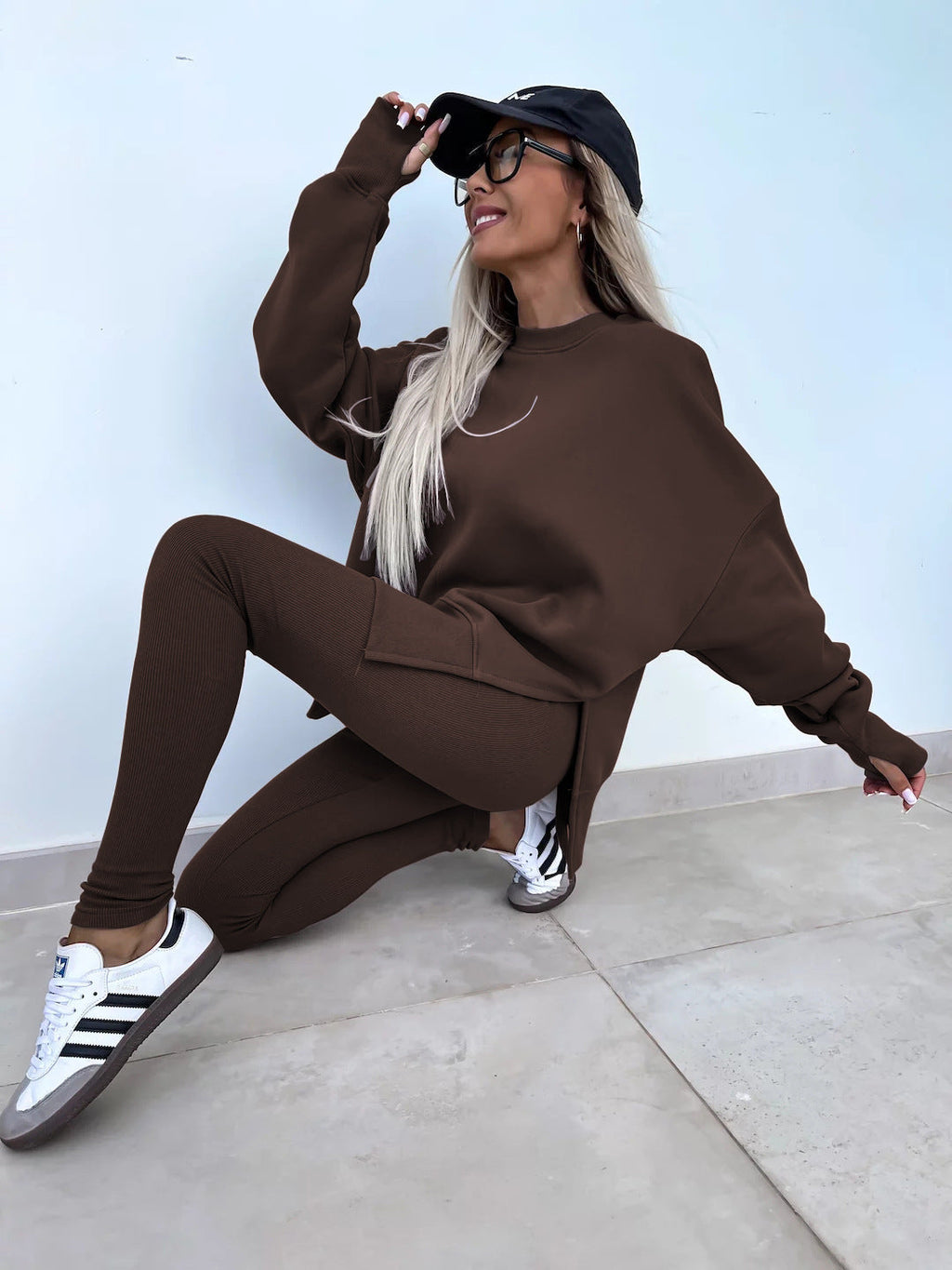 Valenzora | Damen Anzug im Relaxed-Stil mit langen Ärmeln – Winter-Set
