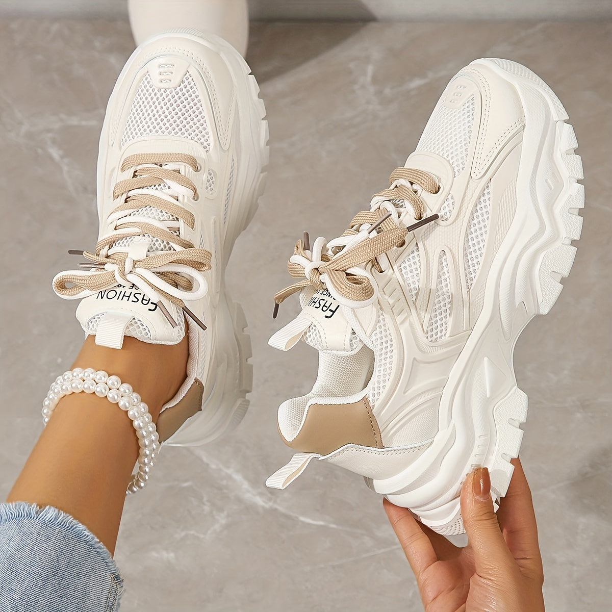 Valenzora | Airy mesh shoes for women