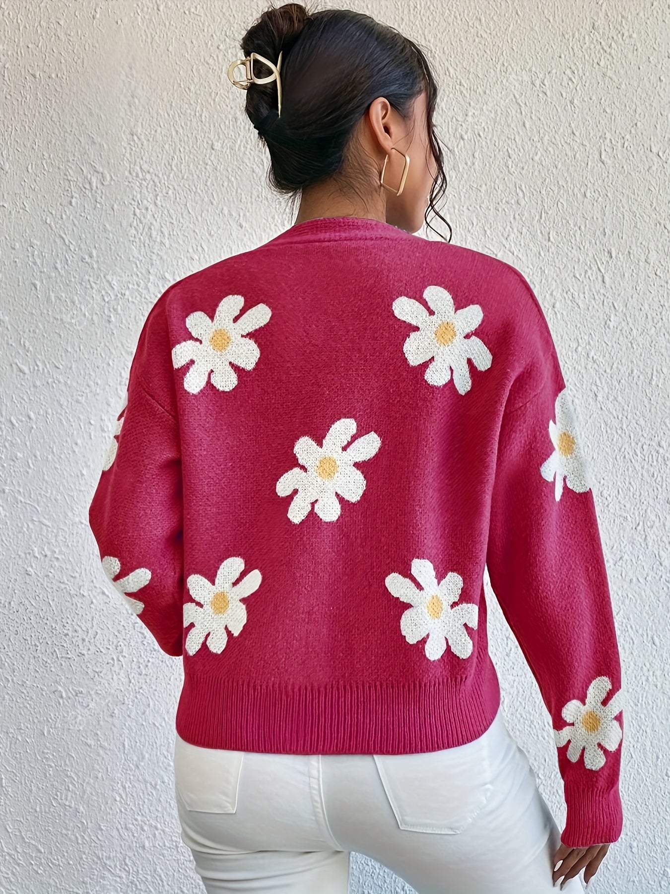 Valenzora | mit Blumenmuster und langen Ärmeln Für Damen