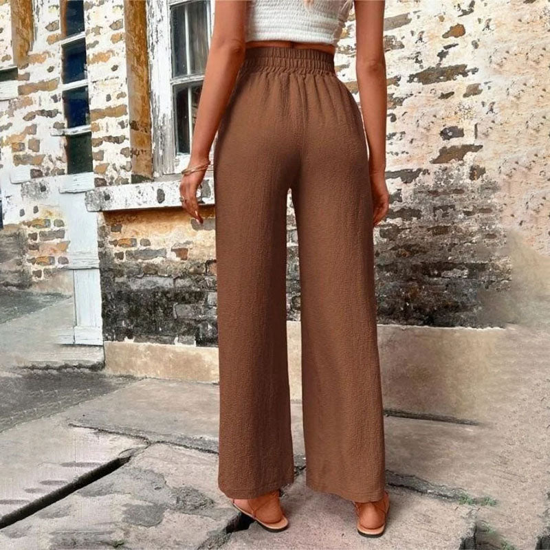Valenzora | Colorful, airy summer trousers for women with wide legs