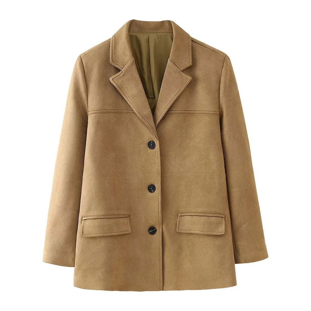 Valenzora | Retro Brown Women's Jacket