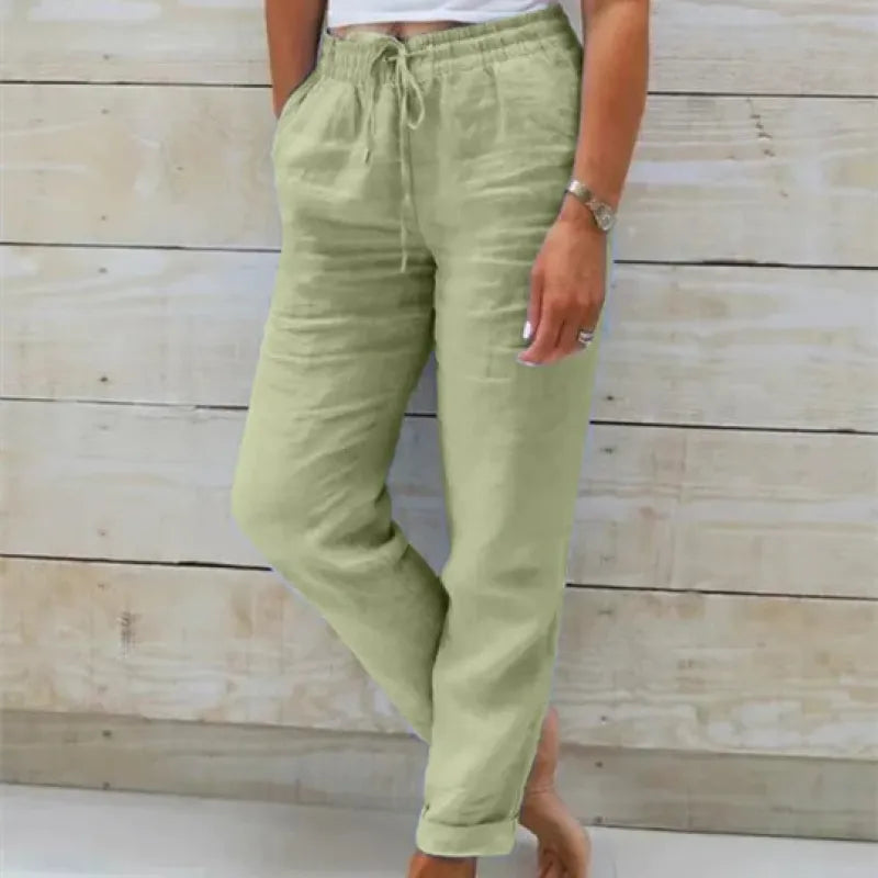 Valenzora | Stylish linen trousers for women
