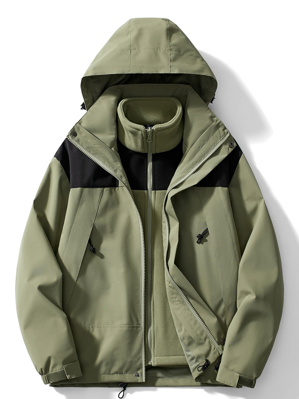 Valenzora | 3-in-1 Fleece Winter Jacket with Hood for Women