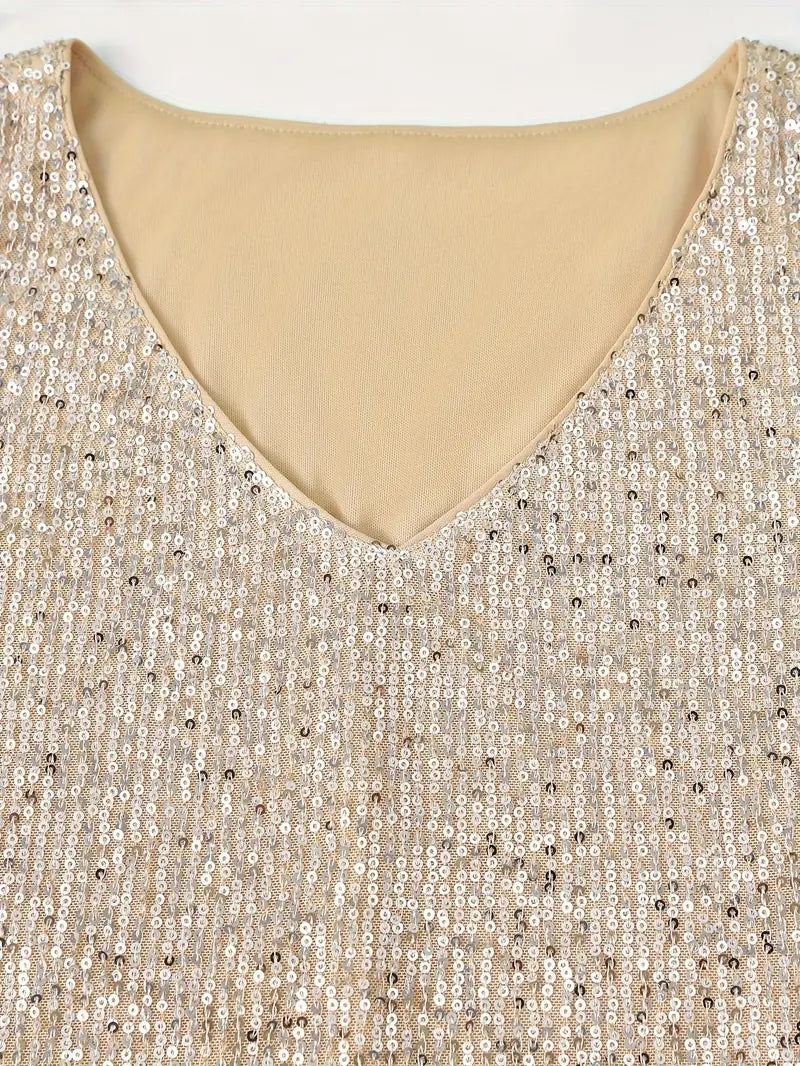 Valenzora | Elegant sleeveless top with sequins
