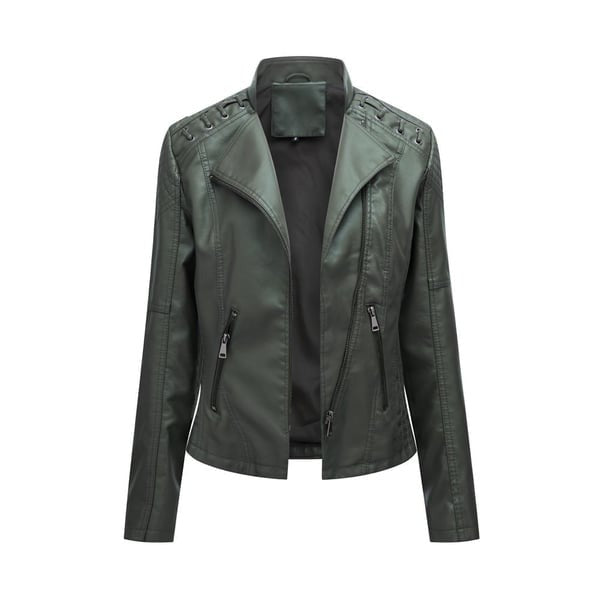 Valenzora | Washed lambskin leather jacket