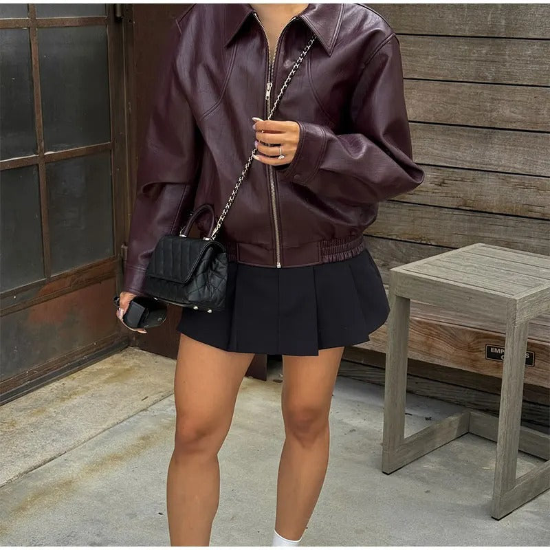 Valenzora | Classic Burgundy Jacket