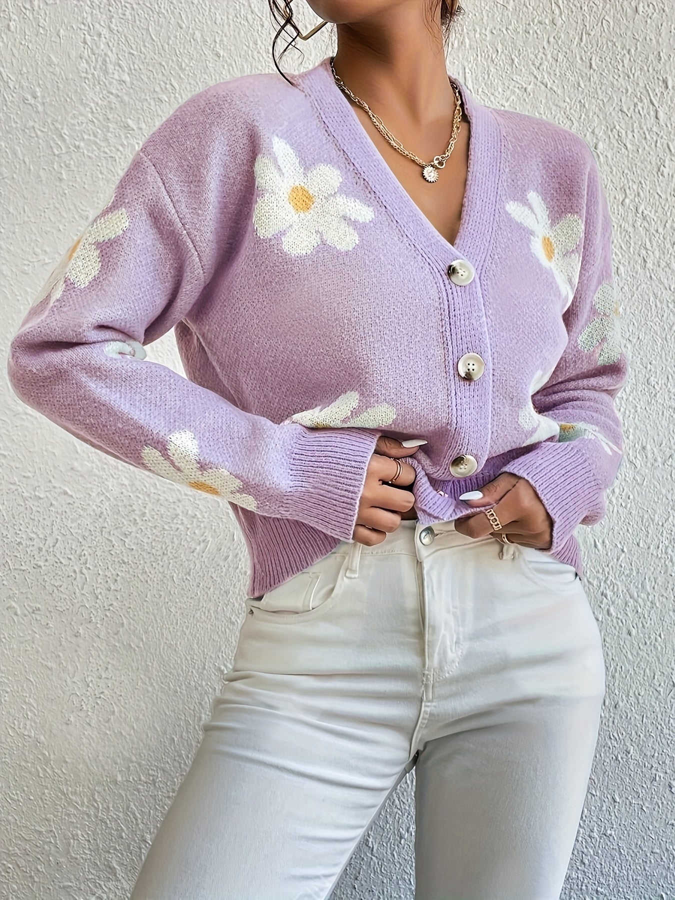 Valenzora | mit Blumenmuster und langen Ärmeln Für Damen