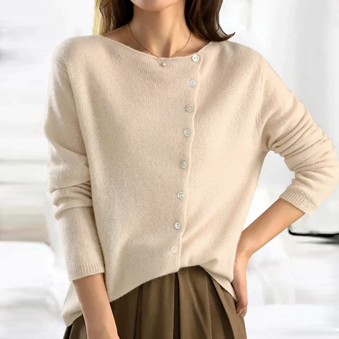 Button-up sweater