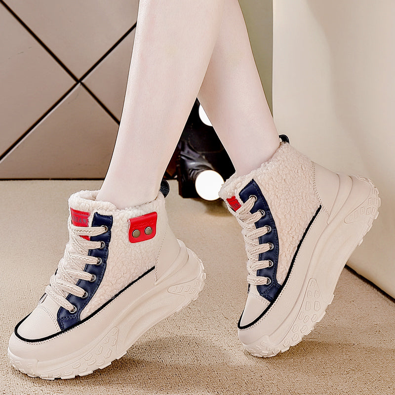 Valenzora – Waterproof plush ankle boots