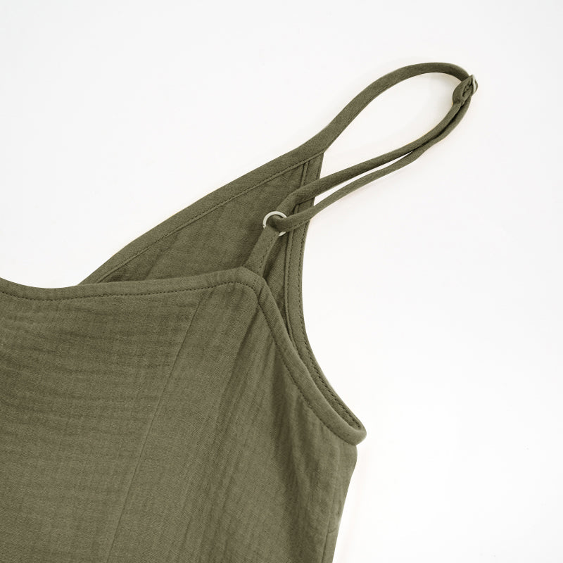 Valenzora | Stylish V-neck sleeveless dress for women