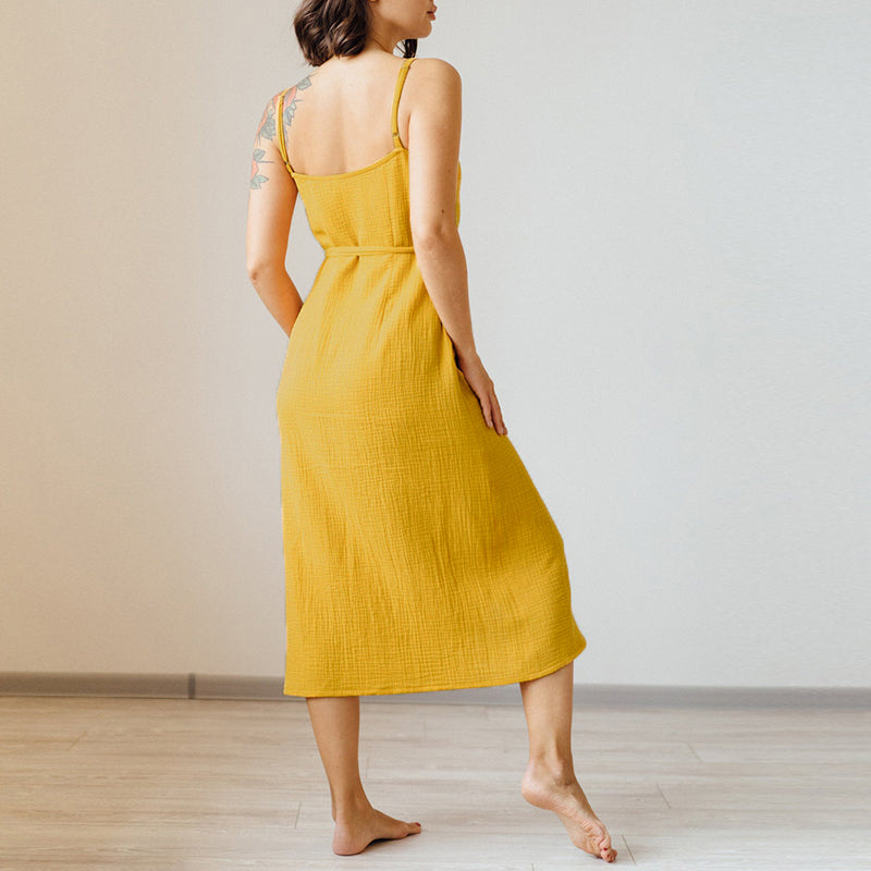 Valenzora | Elegantes ärmelloses Damenkleid mit V-Ausschnitt