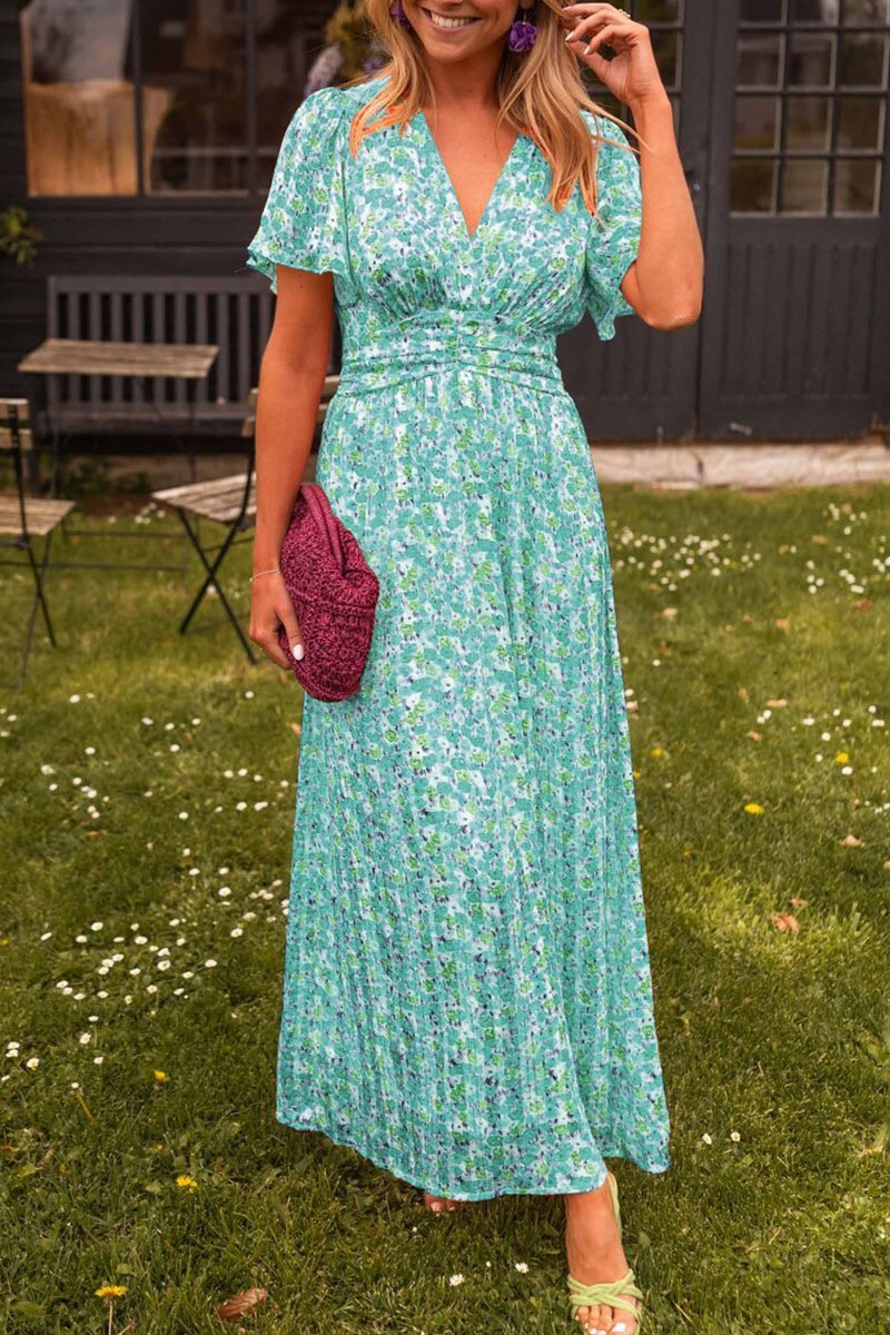 Valenzora | Elegantes Blumenkleid für den Sommer
